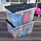 Greenmade Storage Tote W/ Lid, 12 gal Volume Cap., 21-3/5 in L, 15-3/10 in W, 12-9/10 in H, Clear, Black 691307 - alternate 4